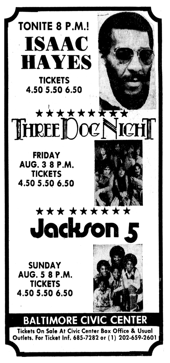 Three Dog Night's 1973 Concert & Tour History Concert Archives