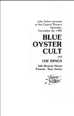 Blue Oyster Cult / The Rings on Dec 26, 1981 [947-small]