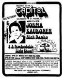 Jorma Kaukonen / Rick Danko / Dr. John on Mar 27, 1982 [956-small]