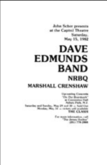 Dave Edmunds / NRBQ / Marshall Crenshaw on May 15, 1982 [003-small]