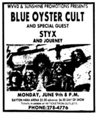 Blue Oyster Cult / Styx / Journey on Jun 9, 1975 [184-small]