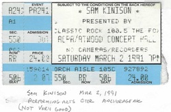 Sam Kinison on Mar 2, 1991 [553-small]
