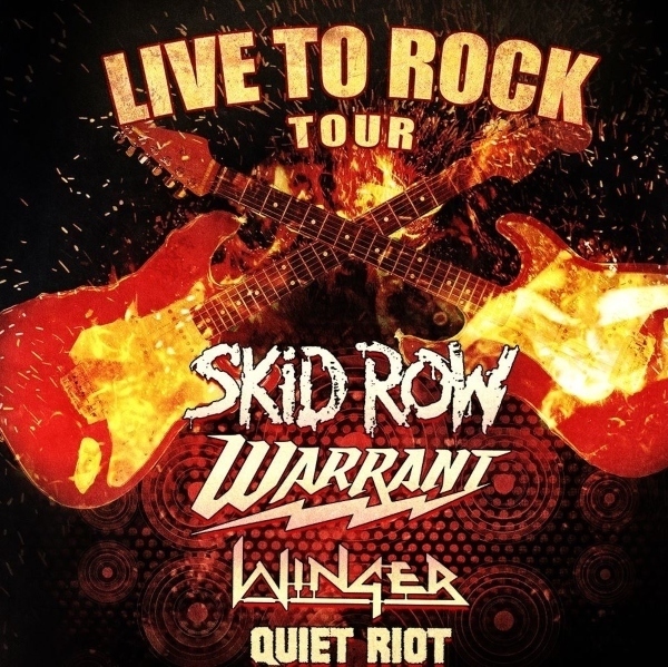 Jul 22, 2022 Skid Row / Warrant / Winger / Quiet Riot at Anselmo
