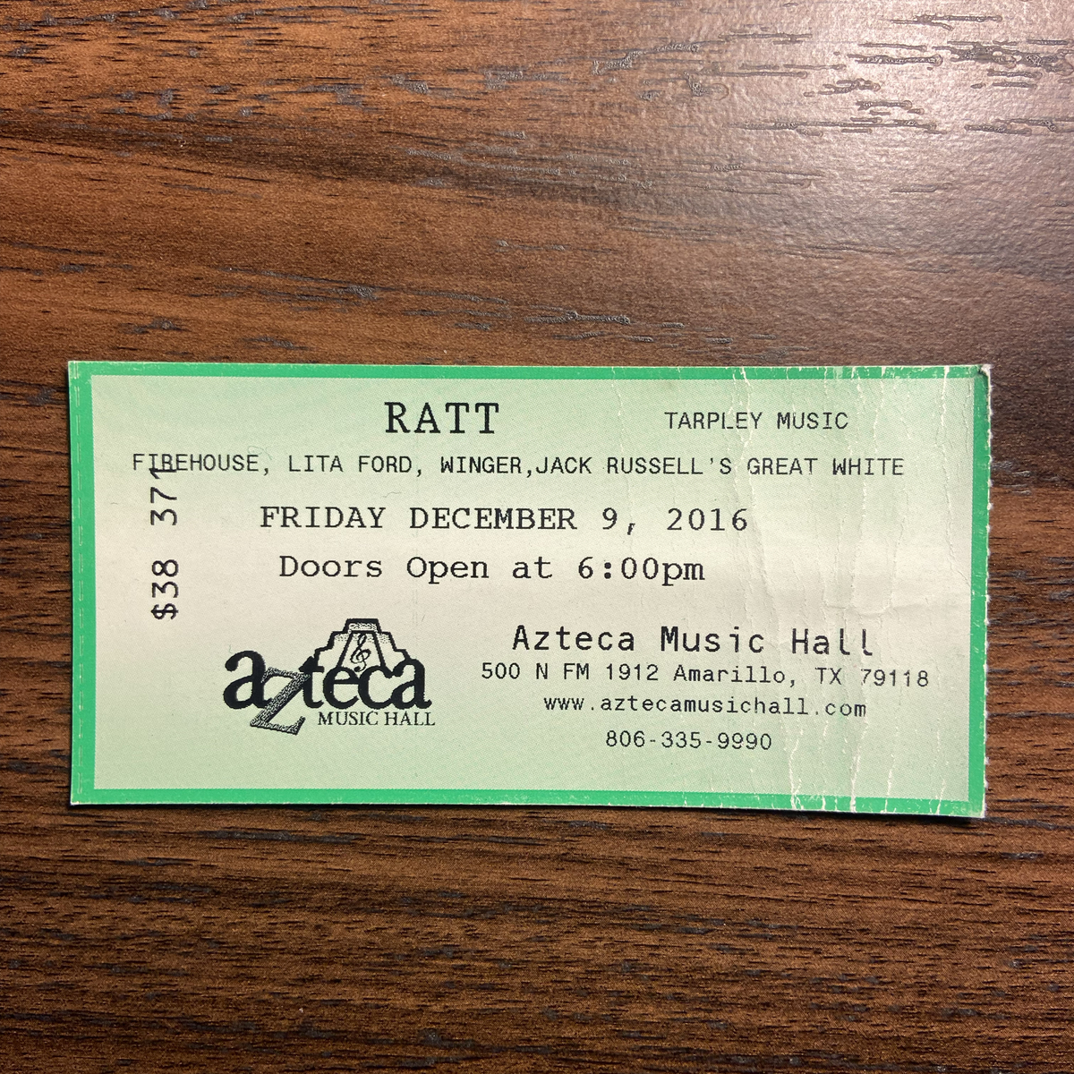 Concert History of Azteca Music Hall Amarillo, Texas, United States