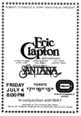 Eric Clapton / Santana on Jul 4, 1975 [288-small]