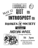 Thought Riot / Introspect / Broken Society / Amerikan Made on May 22, 2004 [374-small]