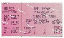 Def Leppard / Tesla on Nov 7, 1987 [431-small]