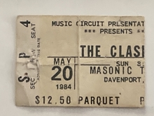 The Clash on May 20, 1984 [793-small]