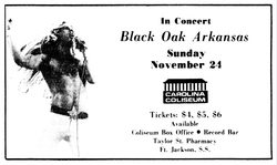 Black Oak Arkansas on Nov 24, 1974 [918-small]