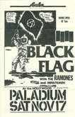 Ramones / Black Flag / Minutemen on Nov 17, 1984 [138-small]