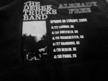 Tour T Shirt, The Derek Trucks Band / Scot McKeon on Apr 24, 2009 [195-small]