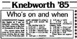 Return of the Knebworth Fayre  on Jun 22, 1985 [234-small]