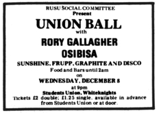 Rory Gallagher / Osibisa on Dec 8, 1971 [570-small]