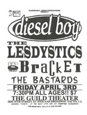 Diesel Boy / Lesdystics / Bastards / bracket on Apr 3, 1998 [708-small]