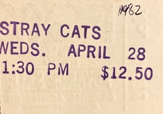 Stray Cats on Apr 28, 1982 [250-small]