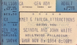 Scandal / John Waite on Nov 8, 1984 [252-small]