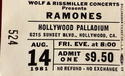 Ramones on Aug 14, 1981 [254-small]