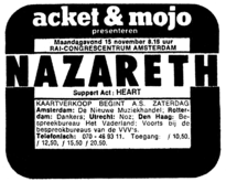 Nazareth / Heart on Nov 15, 1976 [466-small]