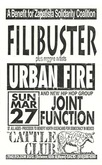Filibuster / Joint Funktion / Urban Fire on Mar 27, 1994 [477-small]