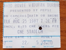 David Bowie / Duran Duran / The Northern Pikes on Aug 25, 1987 [885-small]