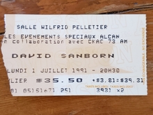 David Sanborn on Jul 1, 1991 [112-small]