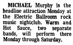 Michael Murphy / Warm And Hot Sauce on Jan 13, 1975 [316-small]