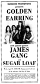 Golden Earring / James Gang / Sugarloaf on Apr 9, 1975 [475-small]