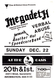 Megadeth / Verbal Abuse / Flotsam & Jetsam on Dec 22, 1985 [525-small]