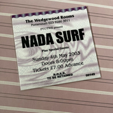 Nada Surf / The Mendoza Line on May 4, 2003 [542-small]