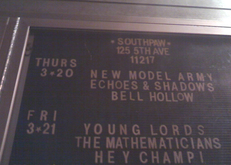 New Model Army / Echoes & Shadows / Bell Hollow on Mar 20, 2008 [940-small]