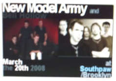 New Model Army / Echoes & Shadows / Bell Hollow on Mar 20, 2008 [941-small]