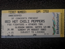 Red Hot Chili Peppers / PJ Harvey / Queens of the Stone Age / Foo Fighters / Electric Six / The Distillers on Aug 24, 2003 [265-small]
