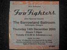 Foo Fighters / …And You Will Know Us by the Trail of Dead on Dec 14, 2000 [266-small]