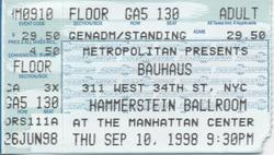 Bauhaus on Sep 10, 1998 [402-small]