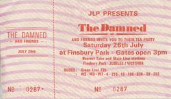 The Damned / The Fall / New Model Army / Pete Shelley on Jul 27, 1986 [604-small]