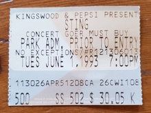 Sting / Dada on Jun 1, 1993 [753-small]