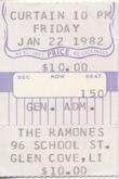 Ramones / Jo Marshall on Jan 22, 1982 [003-small]