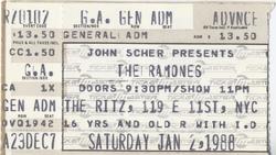 Ramones / Manitoba's Wild Kingdom on Jan 2, 1988 [019-small]