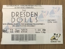 The Dresden Dolls / The Bedroom Philosopher / The Jane Austen Argument on Jan 11, 2012 [826-small]