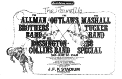 The Marshall Tucker Band / Allman Brothers Band / The Outlaws / .38 Special / Molly Hatchet on Jun 20, 1981 [333-small]