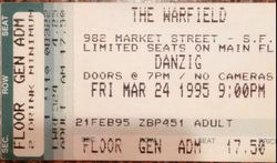 Korn / Marilyn Manson / Glenn Danzig / Danzig on Mar 24, 1995 [366-small]