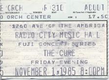 The Cure on Nov 1, 1985 [541-small]