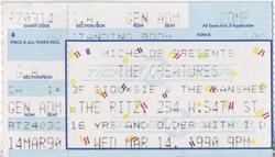 The Creatures on Mar 14, 1990 [793-small]