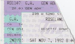 Beastie Boys / Rollins Band on Nov 7, 1992 [809-small]