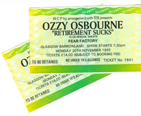 Ozzy Osbourne / Fear Factory on Nov 20, 1995 [846-small]