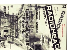 Radiohead / Teenage Fanclub on Aug 19, 1997 [952-small]