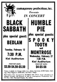 Humble Pie / Spooky Tooth / Montrose on Feb 27, 1974 [368-small]