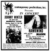 Johnny Winter / Brownsville Station on Mar 14, 1974 [370-small]