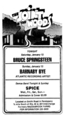 Bruce Springsteen on Jan 12, 1974 [386-small]