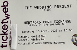 tags: Ticket - The Wedding Present / Liines on Apr 16, 2022 [413-small]